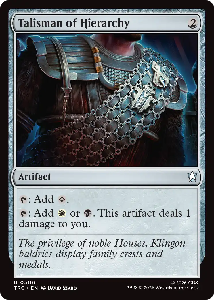 Talisman of Hierarchy [Star Trek Commander] | Lots Moore NSW