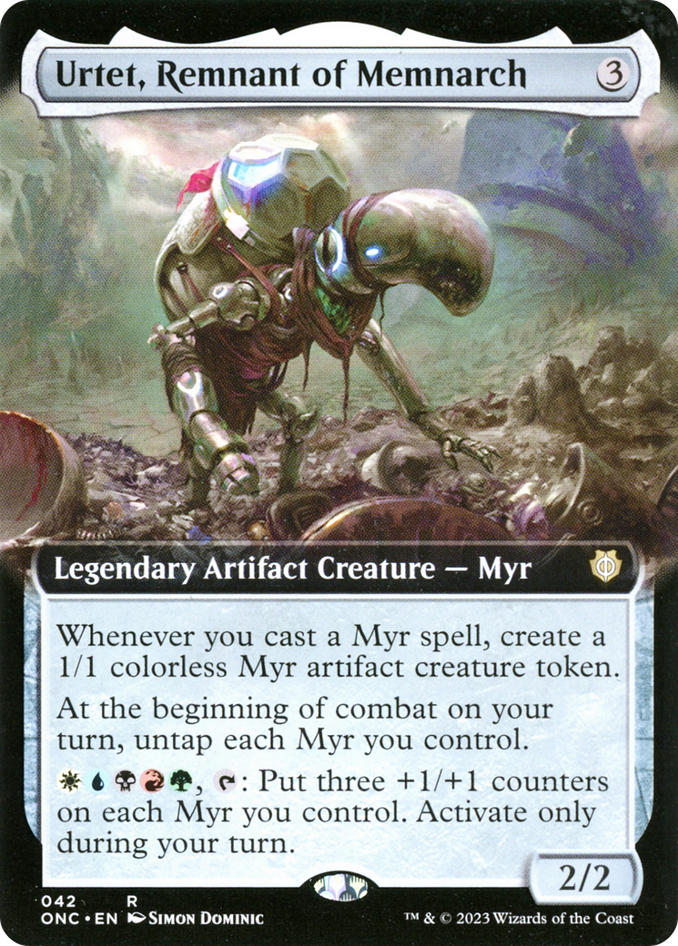 Urtet, Remnant of Memnarch (Extended Art) [Phyrexia: All Will Be One Commander] | Lots Moore NSW