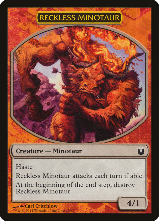 Reckless Minotaur [Born of the Gods Battle the Horde] | Lots Moore NSW