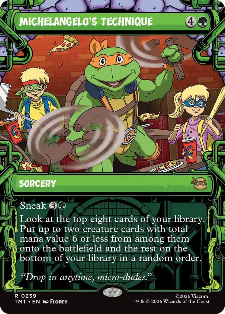 Michelangelo's Technique (Showcase) [Teenage Mutant Ninja Turtles] | Lots Moore NSW