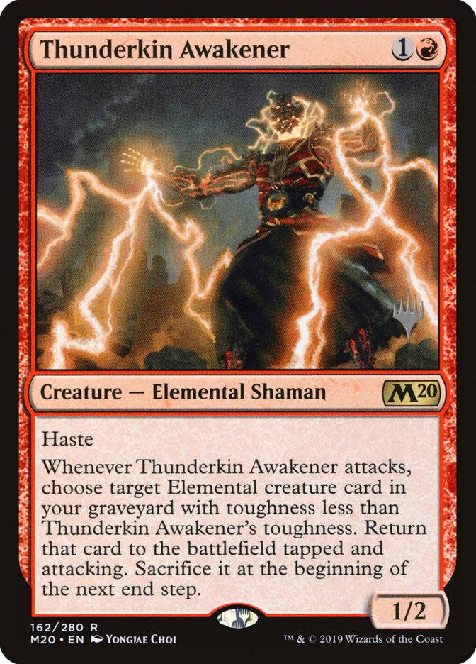 Thunderkin Awakener (Promo Pack) [Core Set 2020 Promos] | Lots Moore NSW
