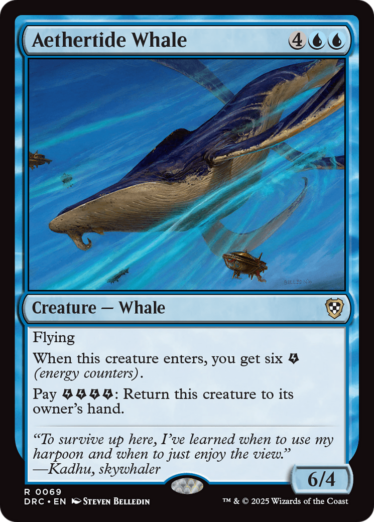 Aethertide Whale [Aetherdrift Commander] | Lots Moore NSW