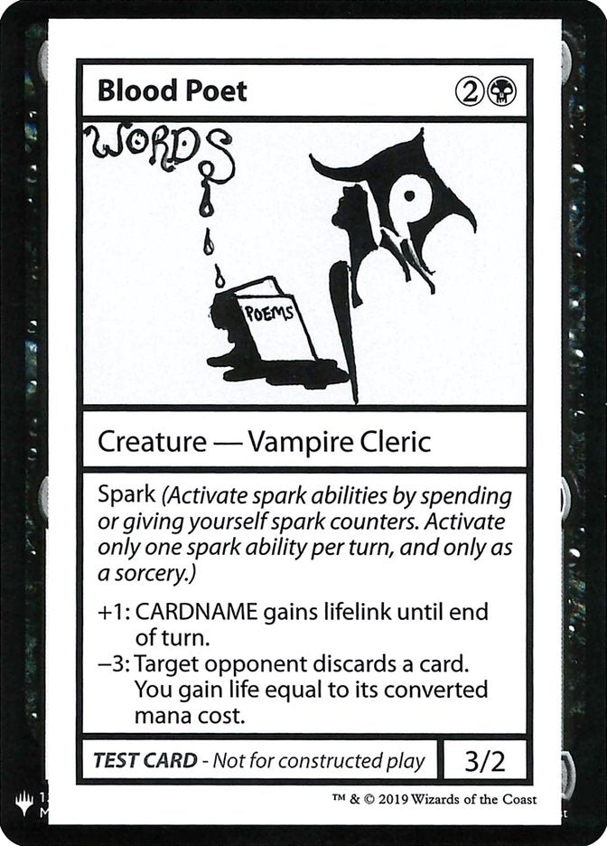 Blood Poet [Mystery Booster Playtest Cards] | Lots Moore NSW