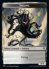 Warrior // Inkling Double-Sided Token [Commander Legends: Battle for Baldur's Gate Tokens] | Lots Moore NSW