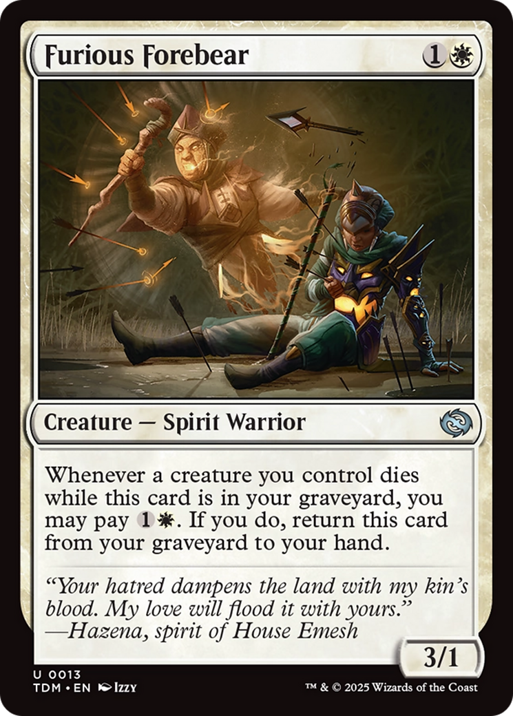 Furious Forebear [Tarkir: Dragonstorm] | Lots Moore NSW