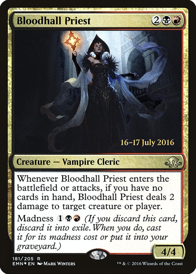 Bloodhall Priest [Eldritch Moon Prerelease Promos] | Lots Moore NSW