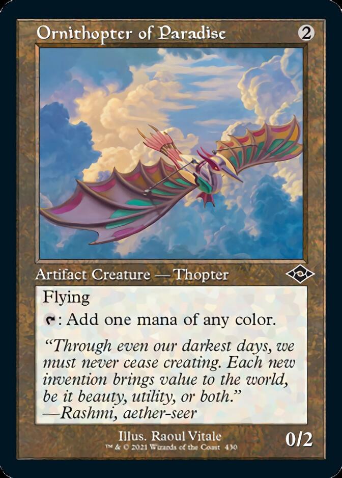 Ornithopter of Paradise (Retro Foil Etched) [Modern Horizons 2] | Lots Moore NSW