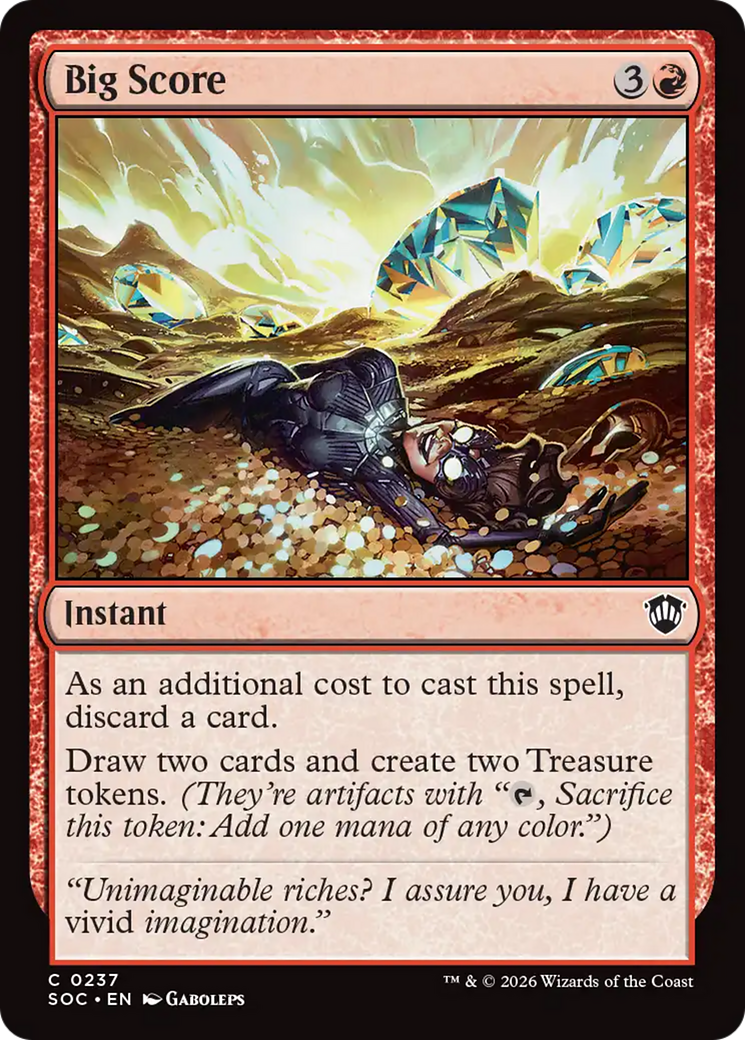Big Score [Secrets of Strixhaven Commander] Magic: The Gathering | Lots Moore NSW