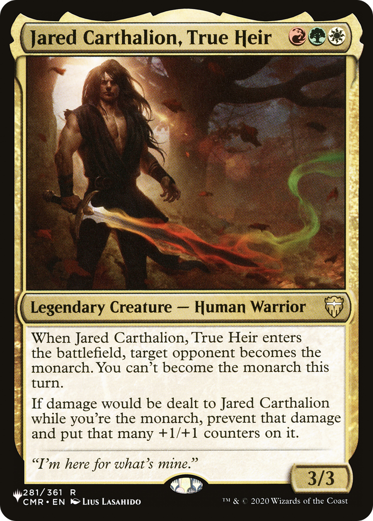 Jared Carthalion, True Heir [The List] | Lots Moore NSW