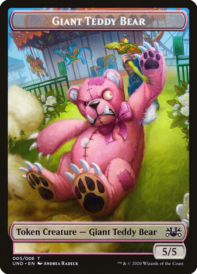 Giant Teddy Bear // Acorn Stash Double-Sided Token [Unsanctioned Tokens] | Lots Moore NSW
