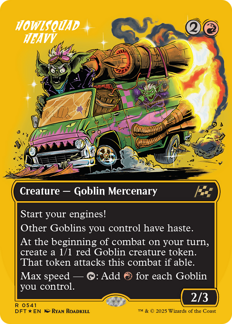 Howlsquad Heavy (Borderless) (First-Place Foil) [Aetherdrift] | Lots Moore NSW