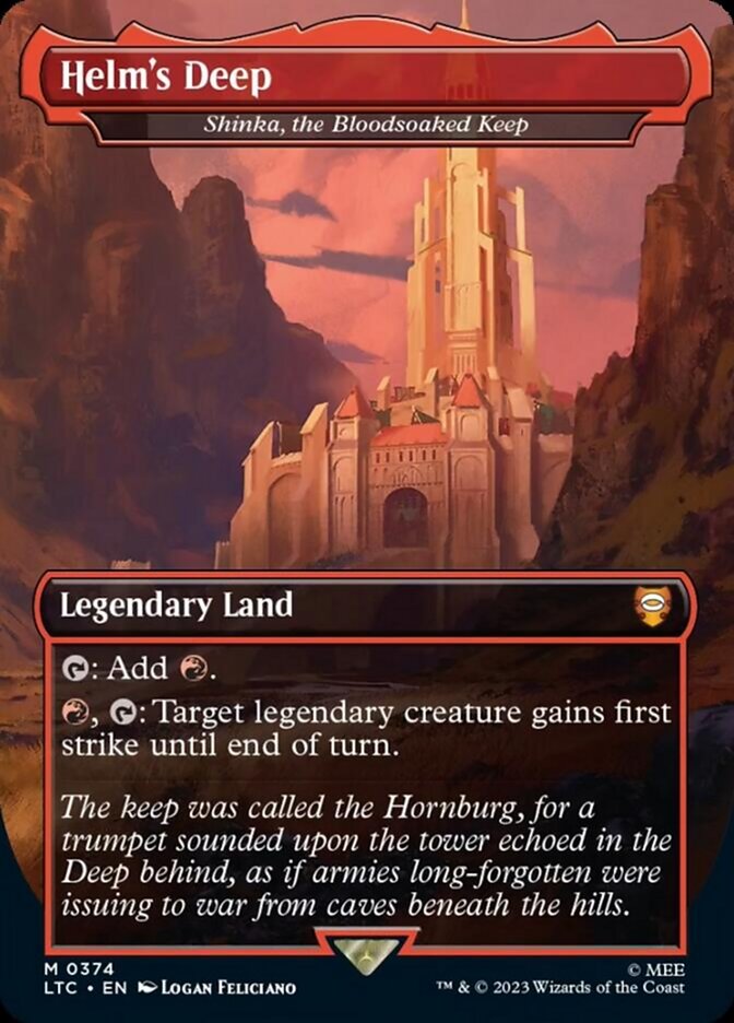 Helm's Deep - Shinka, the Bloodsoaked Keep [The Lord of the Rings: Tales of Middle-Earth Commander] | Lots Moore NSW