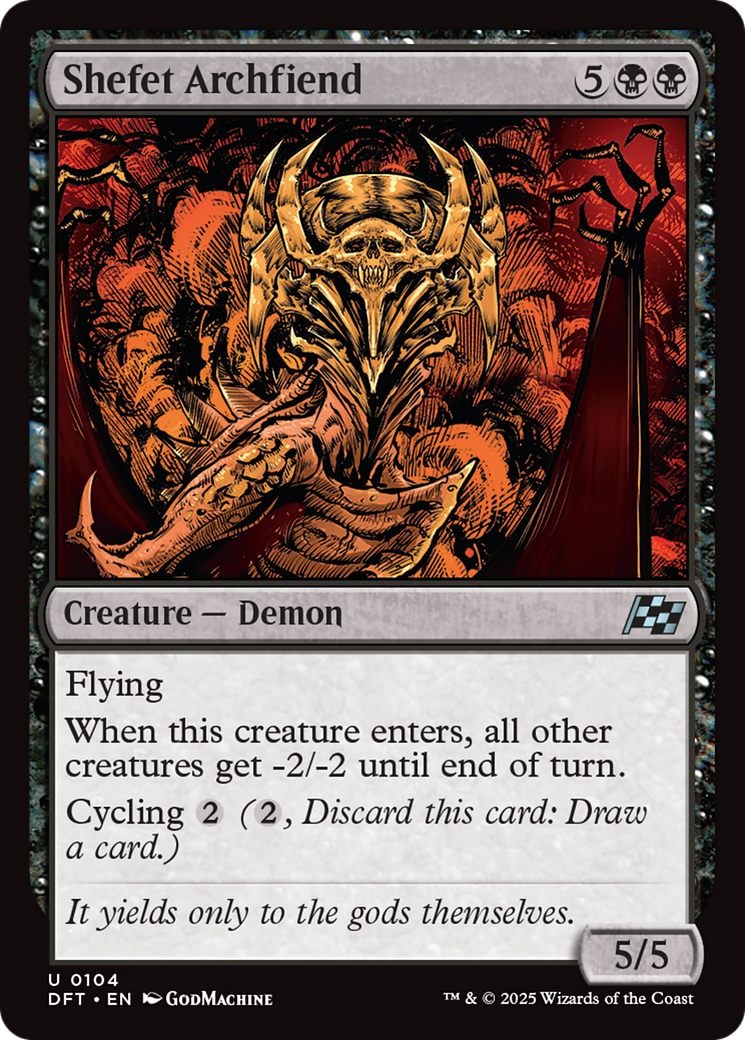 Shefet Archfiend [Aetherdrift] | Lots Moore NSW