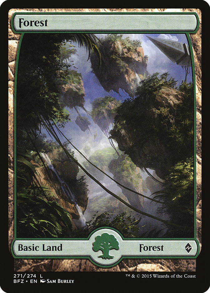 Forest (271) (Full Art) [Battle for Zendikar] | Lots Moore NSW