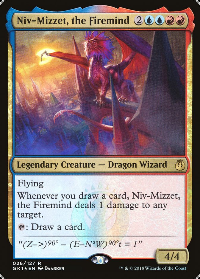 Niv-Mizzet, the Firemind [Guilds of Ravnica Guild Kit] | Lots Moore NSW