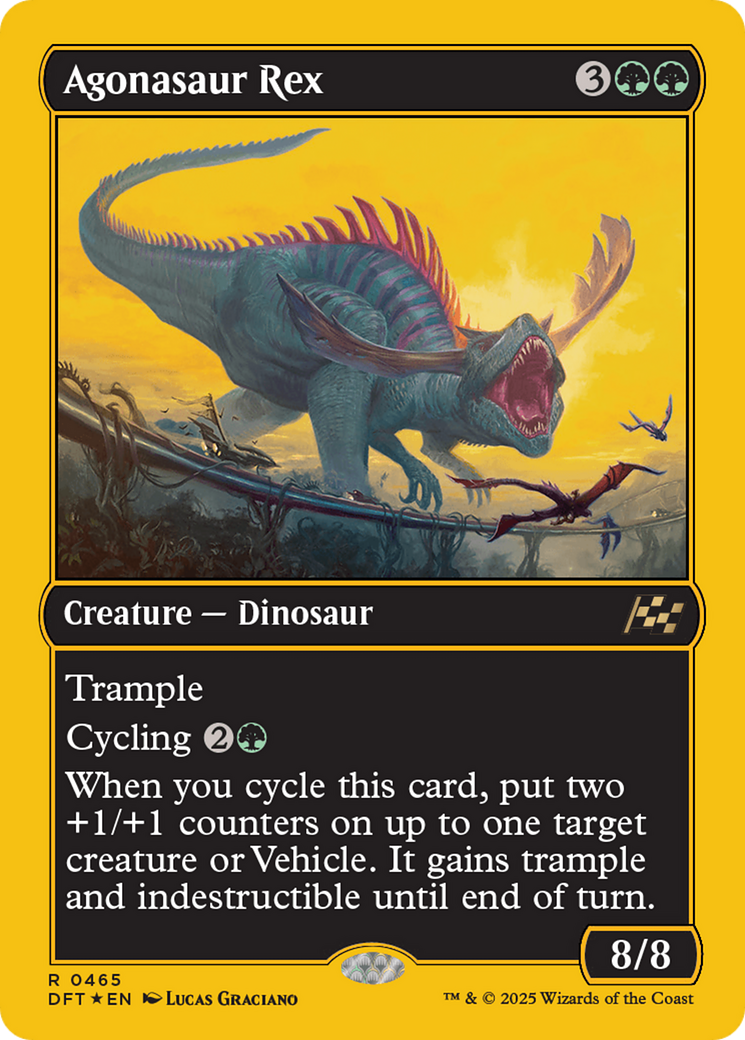 Agonasaur Rex (First-Place Foil) [Aetherdrift] | Lots Moore NSW
