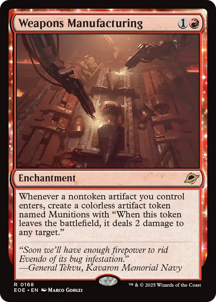 Weapons Manufacturing [Edge of Eternities] | Lots Moore NSW