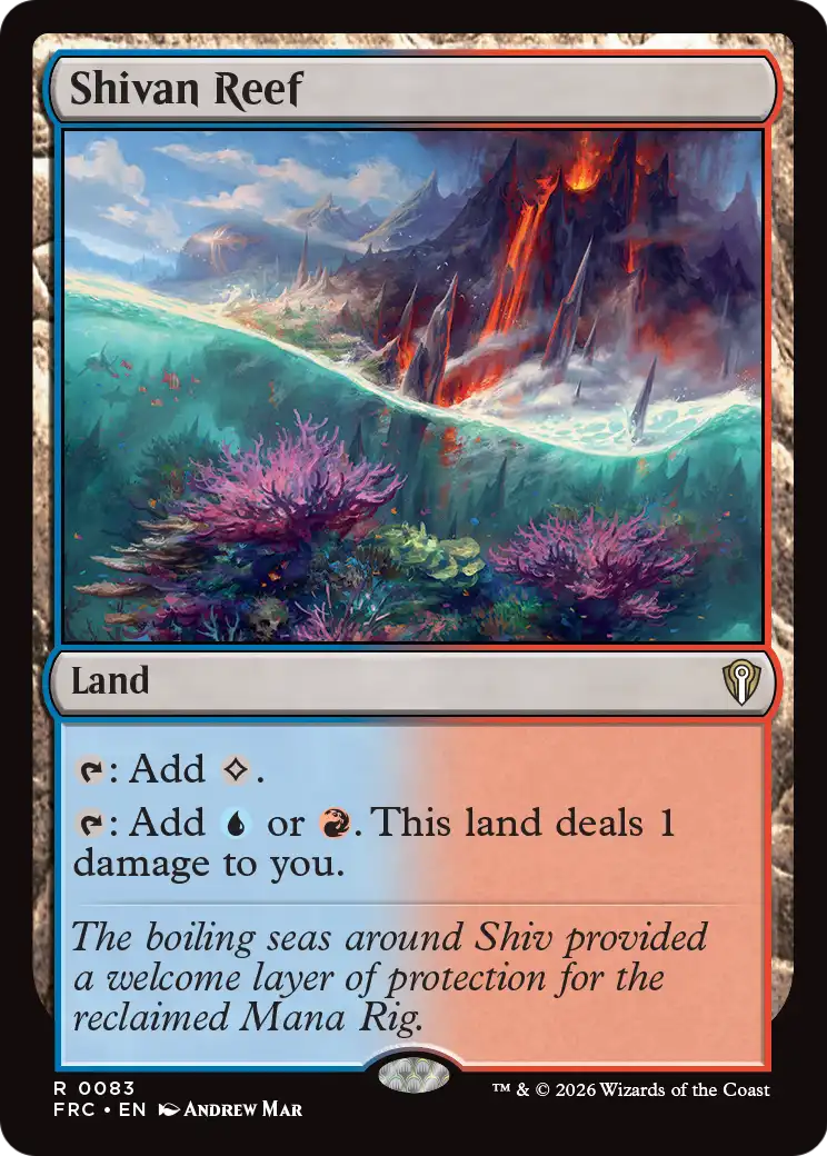 Shivan Reef [Reality Fracture Commander] | Lots Moore NSW