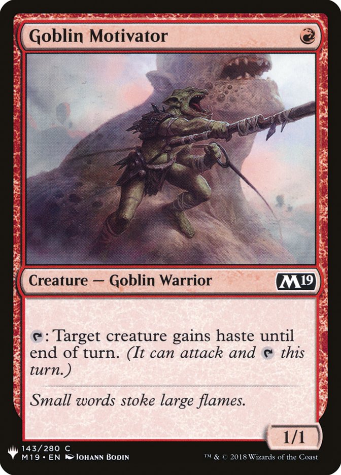 Goblin Motivator [Mystery Booster] | Lots Moore NSW