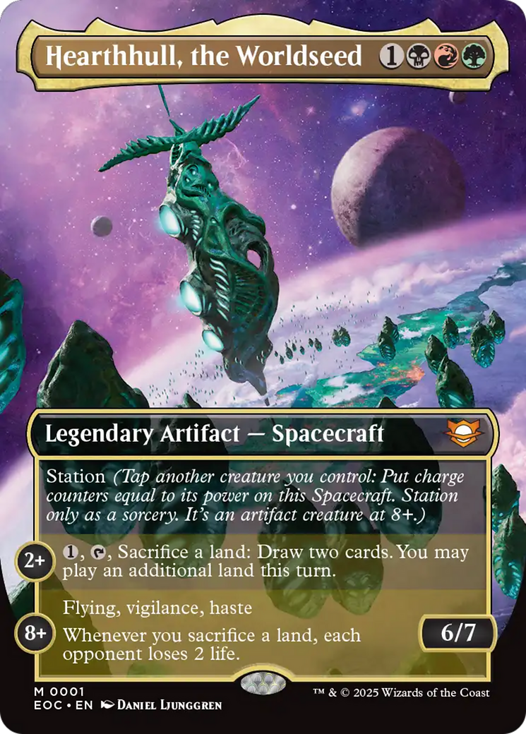 Hearthhull, the Worldseed (Borderless) [Edge of Eternities Commander] | Lots Moore NSW