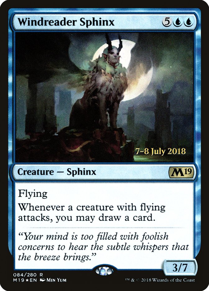 Windreader Sphinx [Core Set 2019 Prerelease Promos] | Lots Moore NSW