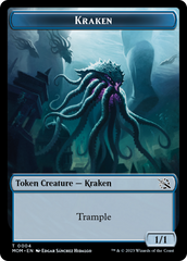 Monk // Kraken Double-Sided Token [March of the Machine Tokens] | Lots Moore NSW