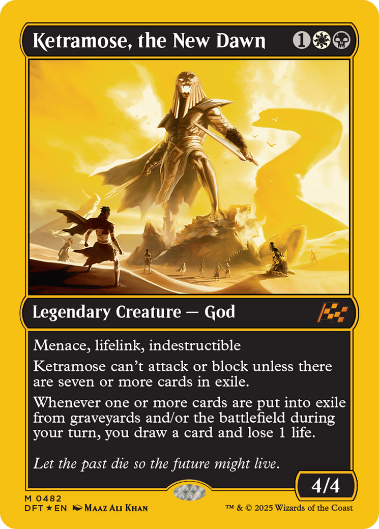 Ketramose, the New Dawn (First-Place Foil) [Aetherdrift] | Lots Moore NSW