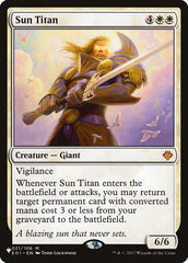 Sun Titan [The List] | Lots Moore NSW