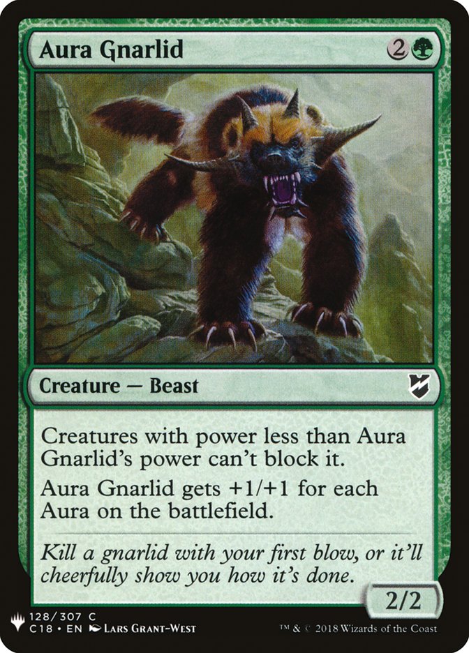 Aura Gnarlid [Mystery Booster] | Lots Moore NSW