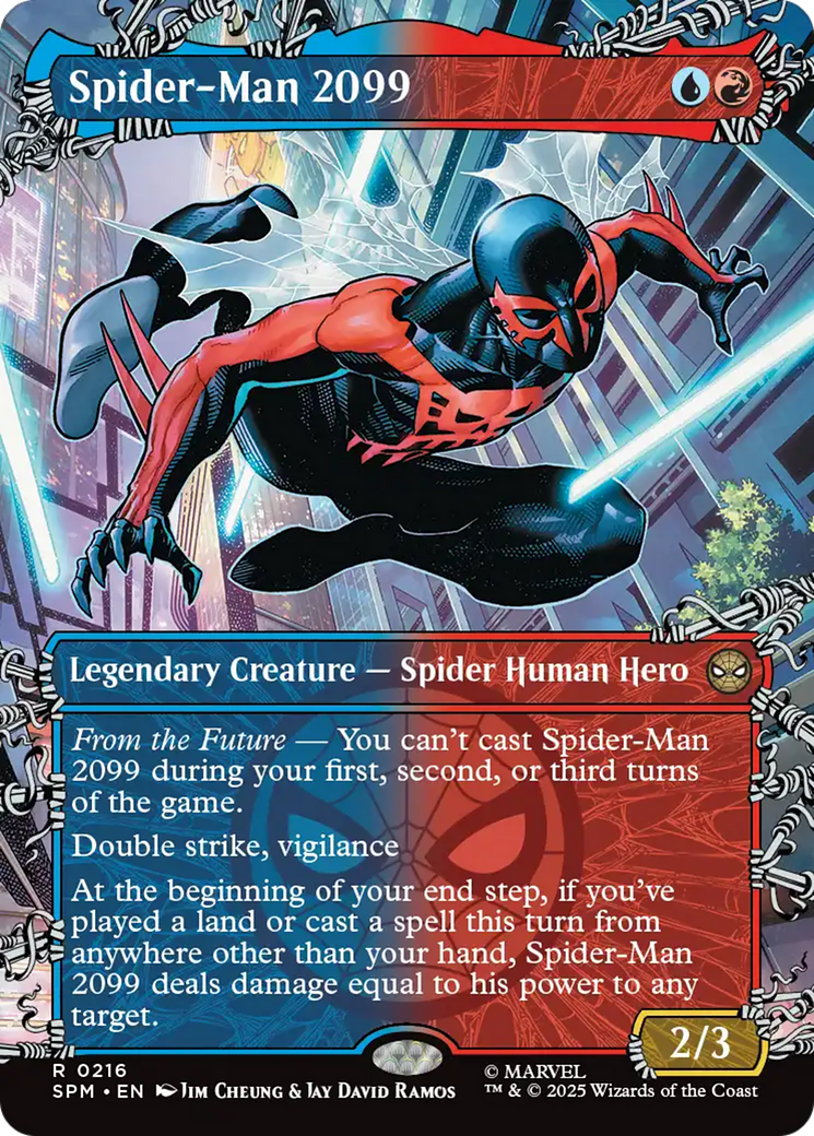 Spider-Man 2099 (0216) (Borderless) [Marvel's Spider-Man] | Lots Moore NSW