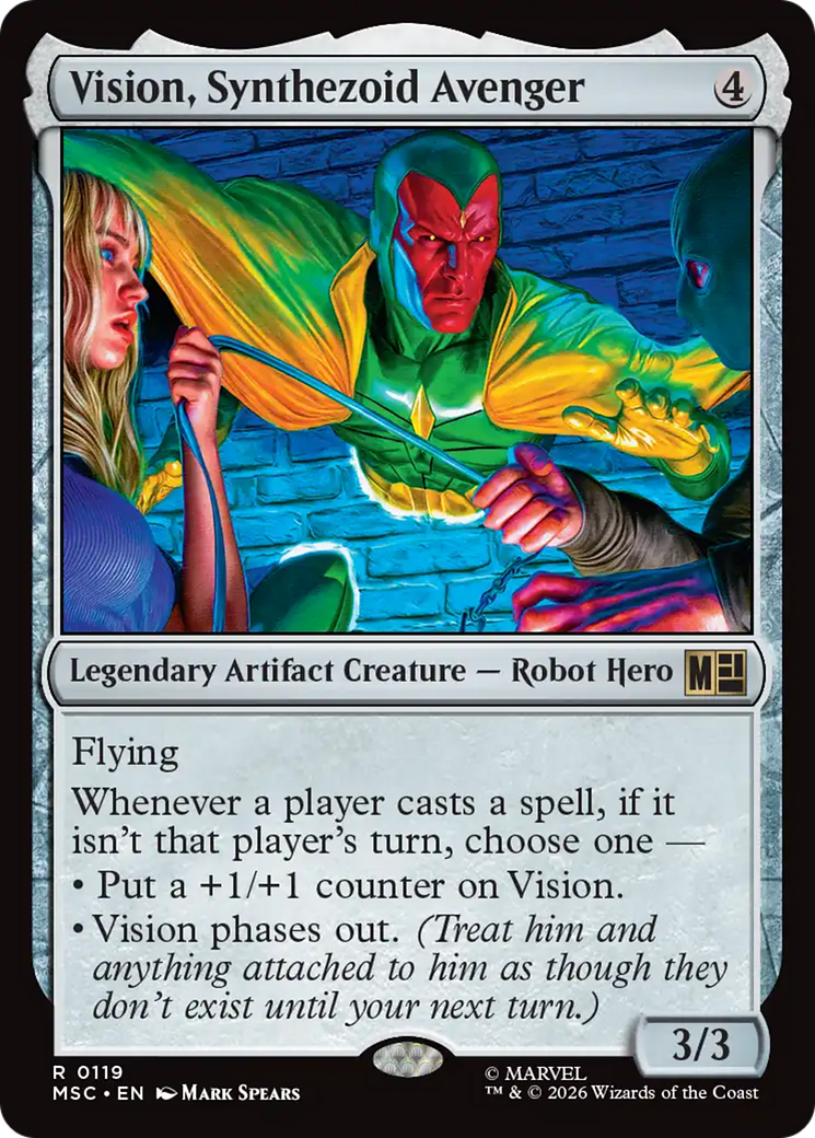 Vision, Synthezoid Avenger [Marvel Super Heroes Commander] | Lots Moore NSW