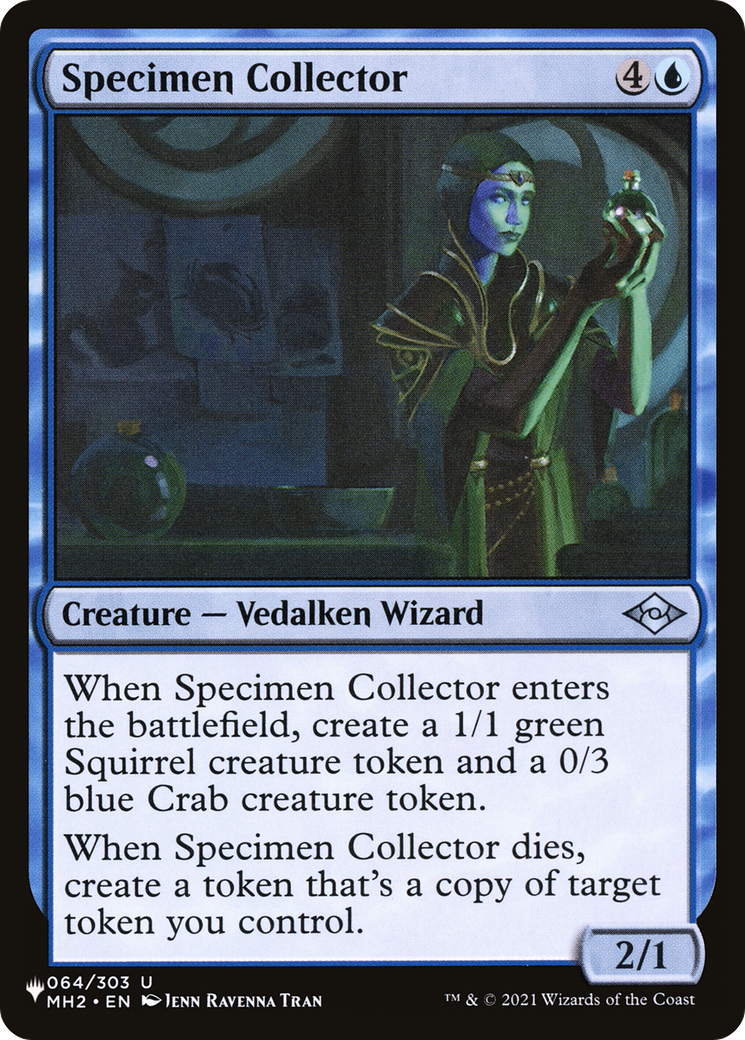 Specimen Collector [The List] | Lots Moore NSW