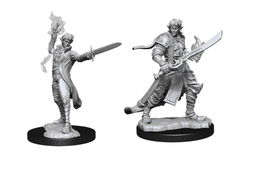 Pathfinder Battles Deep Cuts Male Elf Magus | Lots Moore NSW
