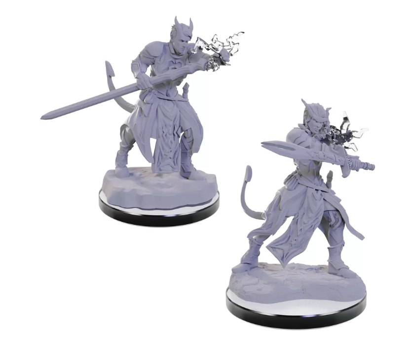 D&D Nolzur's Marvelous Miniatures: Tiefling Warlocks | Lots Moore NSW