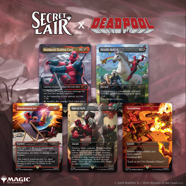 Magic Secret Lair -Marvels Deadpool Regular Edition | Lots Moore NSW