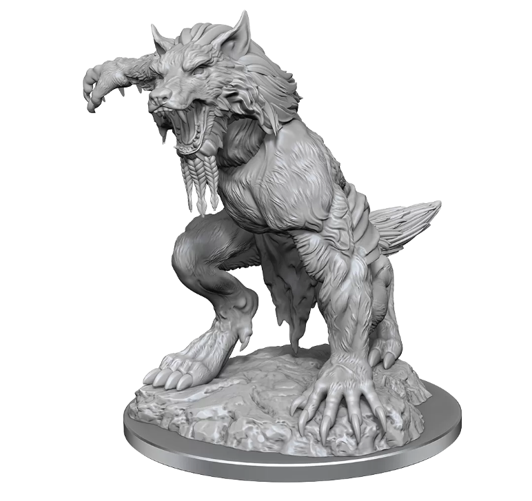 Critical Role Unpainted Miniatures Fey Werewolves | Lots Moore NSW