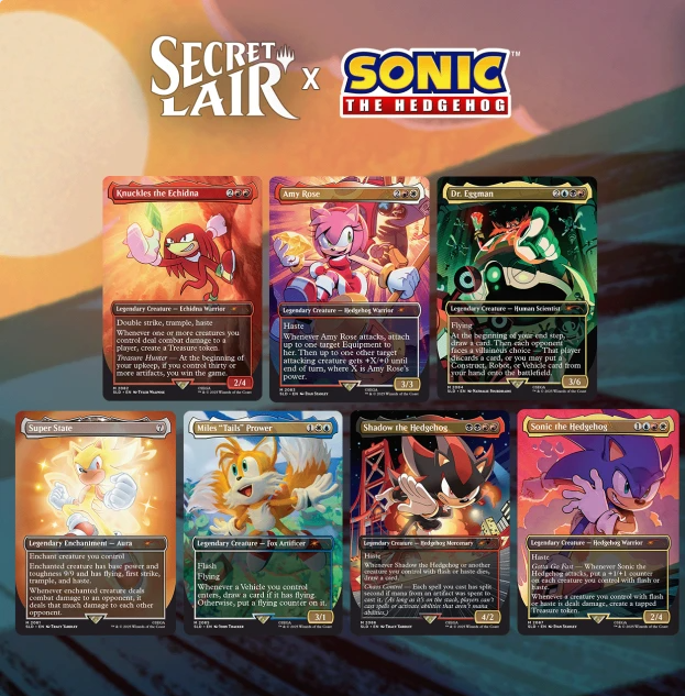 Magic Secret Lair x Sonic: Friends and Foes Regular Edition | Lots Moore NSW