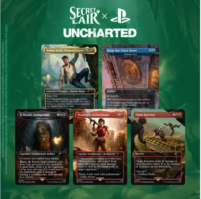 Magic Secret Lair x Uncharted | Lots Moore NSW