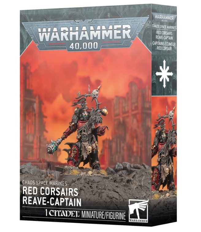 Red Corsairs Reave-Captain (Chaos Space Marines) | Lots Moore NSW