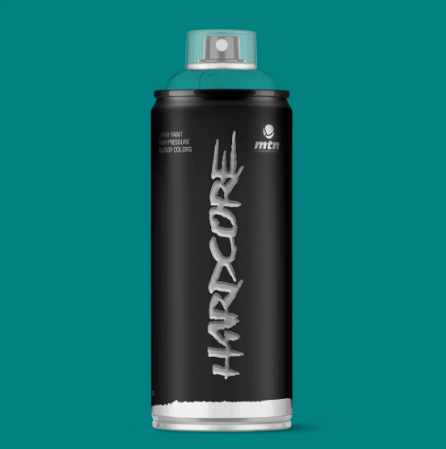 Caribbean Blue 400ml MTN Hardcore Spray Paint RV-5021  (NO POST ITEM) | Lots Moore NSW
