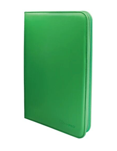 Ultra Pro: UP15901 Vivid 9-Pocket Zippered PRO-Binder: Green | Lots Moore NSW