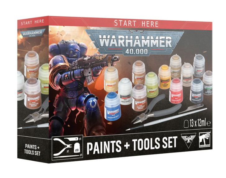Warhammer 40,000: Paint + Tools set 2026 | Lots Moore NSW