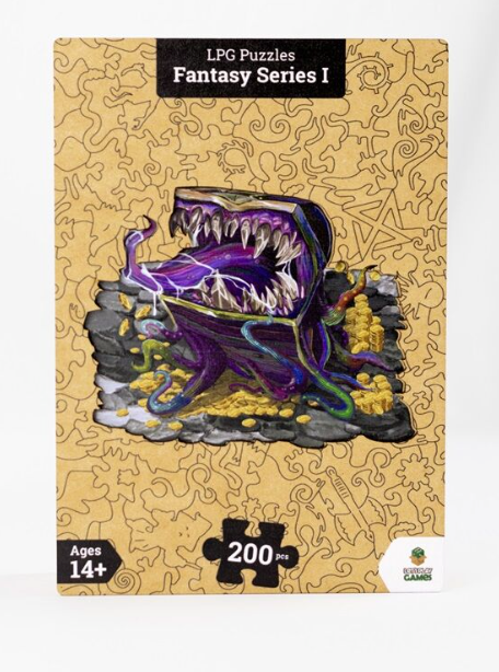 LPG Puzzles Wooden Fantasy Puzzle - Treasure Chest | Lots Moore NSW