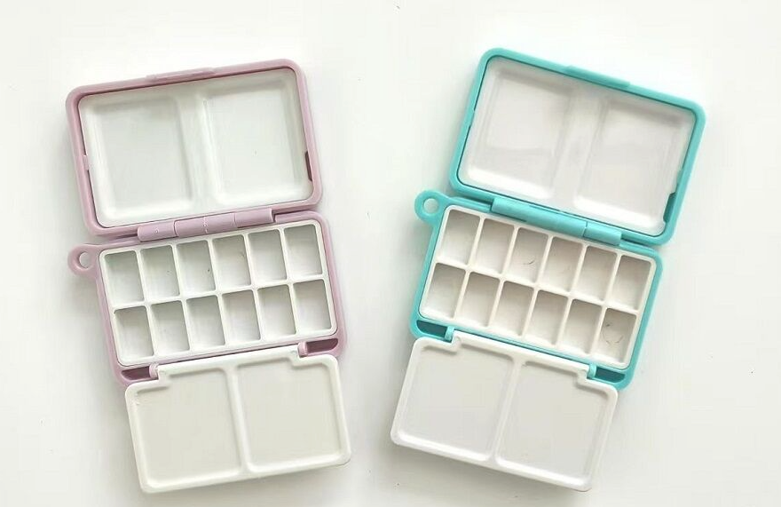 Mini Watercolour Palette 12 Well - Blue | Lots Moore NSW