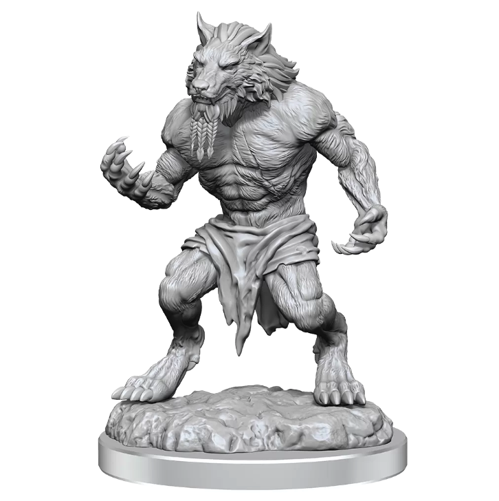 Critical Role Unpainted Miniatures Fey Werewolves | Lots Moore NSW