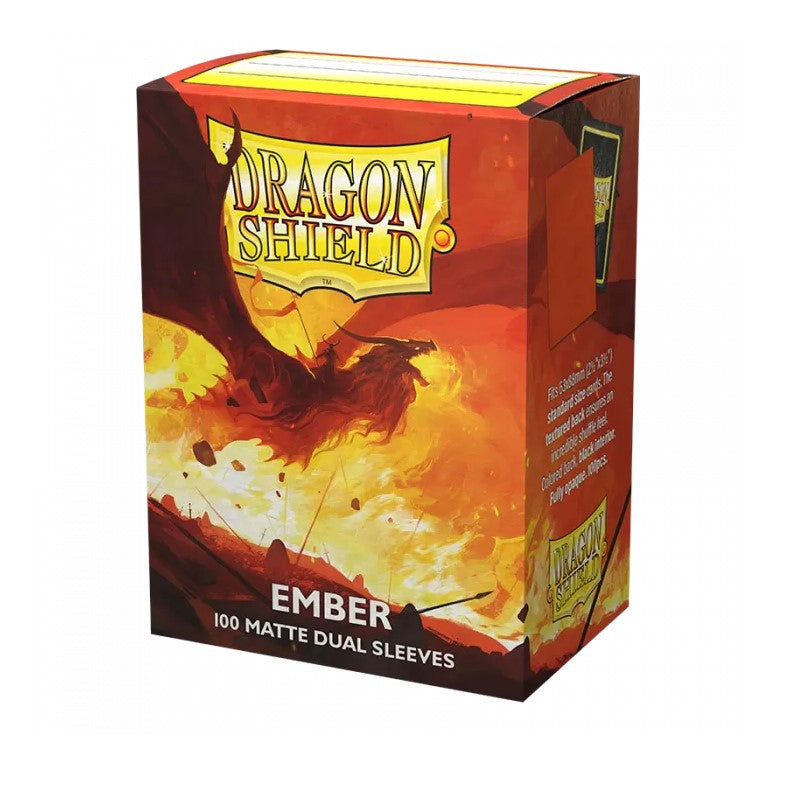 Dragon Shield Matte Sleeve - Standard Size Dual Matte Ember 100ct | Lots Moore NSW