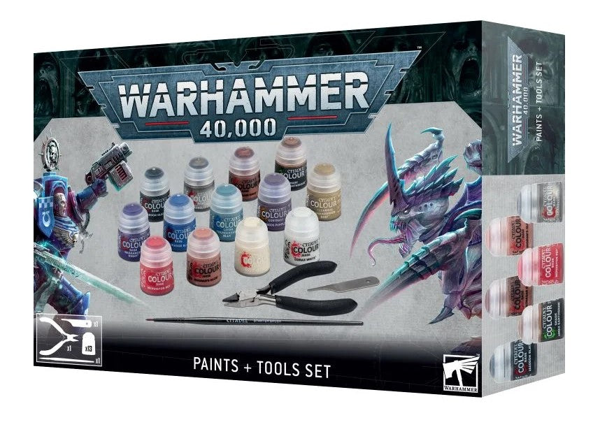 Warhammer 40k Paints + Tool Set 2023 | Lots Moore NSW