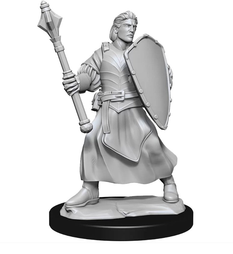 Critical Role Unpainted Miniatures Human Clovis Concord Cleric Male | Lots Moore NSW