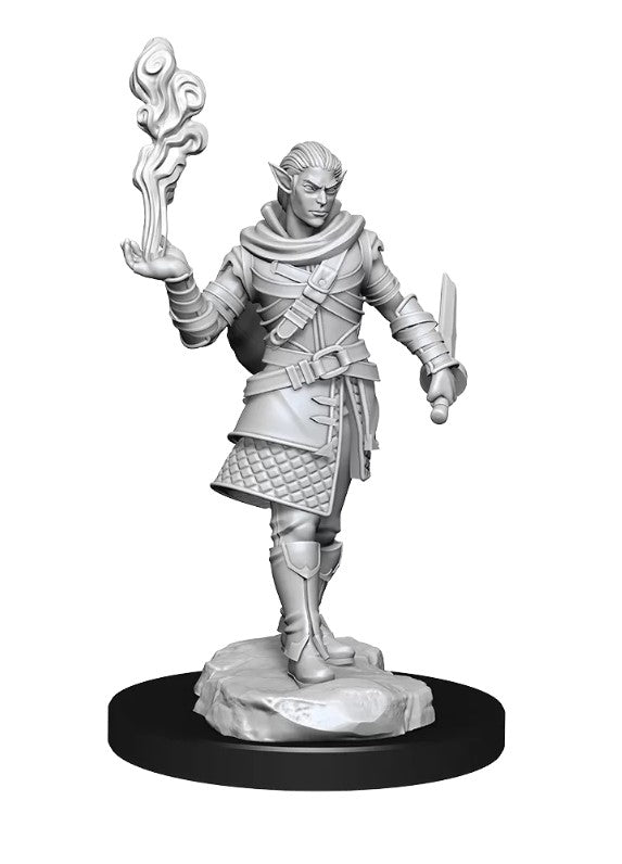 Critical Role Unpainted Miniatures Pallid Elf Rogue and Bard Male | Lots Moore NSW