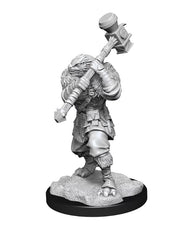 Critical Role Unpainted Miniatures Ravenite Half-Dragon Barbarian Female | Lots Moore NSW
